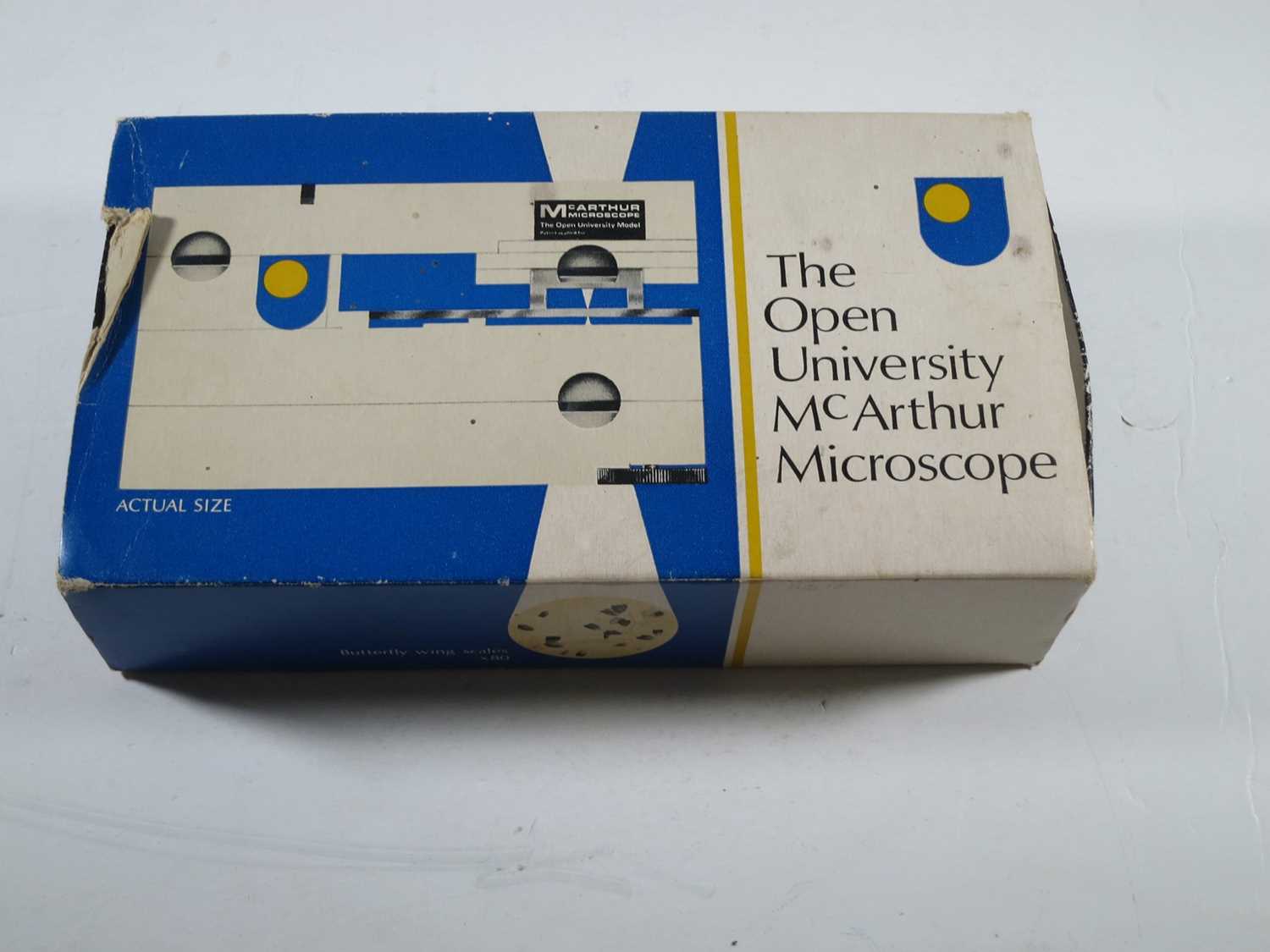 Lot 268 - A MCARTHUR MICROSCOPE MADE FOR THE OPEN UNIVERSITY, CIRCA 1970