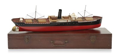 Lot 53 - A POND MODEL CARGO SHIP BY BASSETT LOWKE, C. 1935