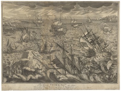Lot 106 - 'ENGLAND'S GLORY': A SET OF FOUR ENGRAVINGS, C. 1738