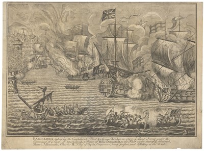 Lot 106 - 'ENGLAND'S GLORY': A SET OF FOUR ENGRAVINGS, C. 1738