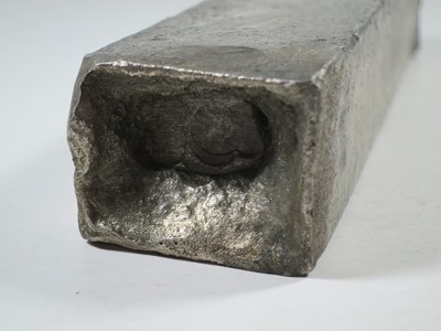 Lot 29 - A DUTCH EAST INDIA COMPANY (V.O.C.) SILVER INGOT SALVAGED FROM THE ROOSWIJK CARGO, CIRCA 1739