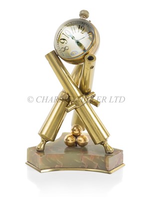 Lot 153 - A NOVELTY DESK CLOCK, CIRCA 1900