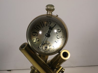 Lot 153 - A NOVELTY DESK CLOCK, CIRCA 1900