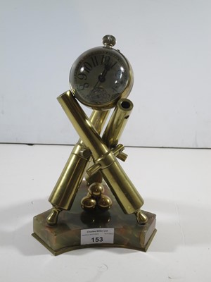 Lot 153 - A NOVELTY DESK CLOCK, CIRCA 1900