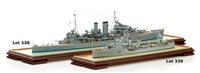 Lot 338 - A FINELY DETAILED 1:200 SCALE WATERLINE MODEL...