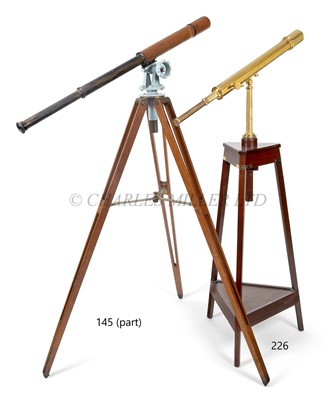 Lot 226 - A 2½IN. REFRACTING LIBRARY TELESCOPE BY WATSON, LONDON, CIRCA 1980