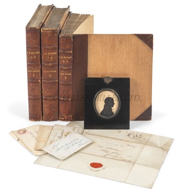 Lot 111 - ROBERT CHARLES MALDEN'S MIDSHIPMAN'S LOG BOOKS, 1809-1816