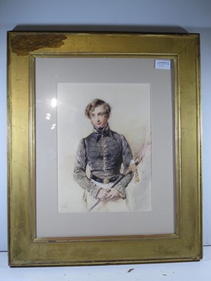 Lot 110 - ATTRIBUTED TO GEORGE RICHMOND (BRITISH, 1809-1896): Portrait of Lieutenant Charles Robert Malden R.N. (1797-1855)