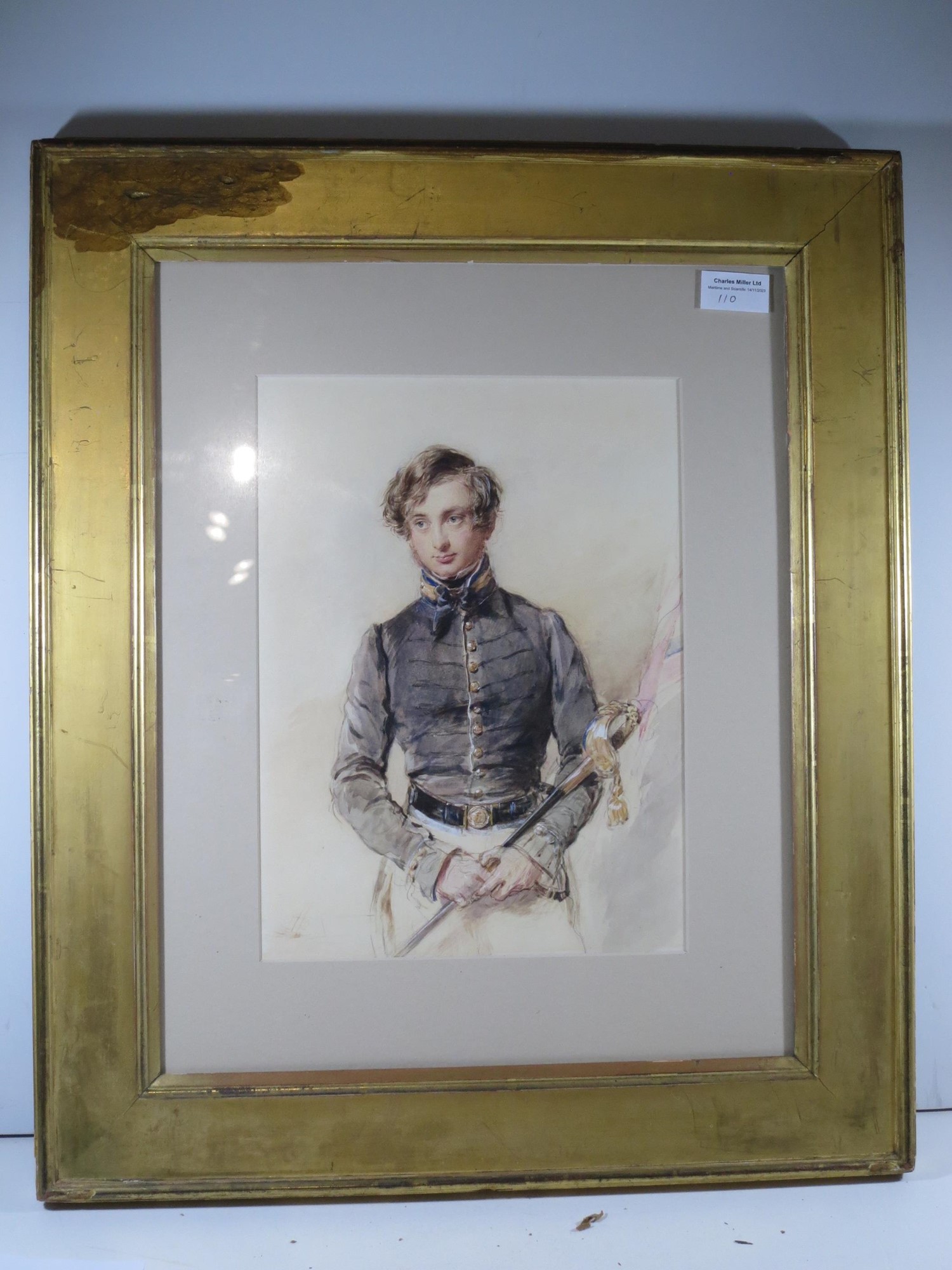Lot 110 - ATTRIBUTED TO GEORGE RICHMOND (BRITISH, 1809-