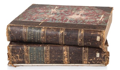 Lot 133 - THE LIFE OF ADMIRAL LORD NELSON BY THE REV. JAMES STANIER CLARKE AND JOHN M’ARTHUR