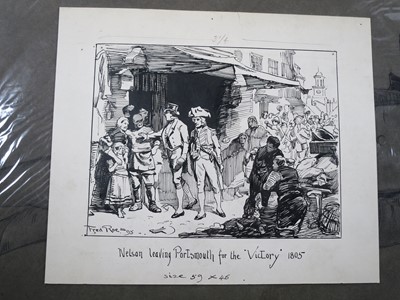 Lot 134 - FRED ROE (1864-1947): The night before Trafalgar etc.