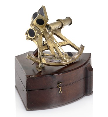 Lot 281 - 5IN. RADIUS VERNIER SEXTANT BY TROUGHTON, LONDON CIRCA 1800