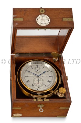 Lot 346 - Ø A TWO-DAY MARINE CHRONOMETER BY KELVIN BOTTOMLEY & BAIRD LIMITED, GLASGOW, CIRCA 1925