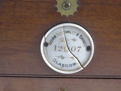 Lot 291 - Ø A TWO-DAY MARINE CHRONOMETER BY KELVIN BOTTOMLEY & BAIRD LIMITED, GLASGOW, CIRCA 1925