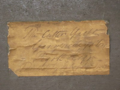 Lot 33 - NICHOLAS CONDY (BRITISH, 1793-1857) - THE R.Y.S. CUTTER YACHT 'GANYMEDE', WITH THE OWNER J.H.W. PIGOTT SMYTH PIGOTT ESQ. ON DECK