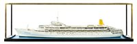 Lot 348 - A TRAVEL AGENT'S WATERLINE MODEL FOR THE S.S....