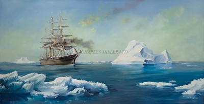 Lot 206 - δ ROBERT TAYLOR (BRITISH, 1946-2024) - DISCOVERY OFF THE ICE PACK