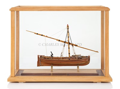 Lot 134 - A 1:48 STATIC DISPLAY MODEL FOR AN ARMED PINNACE OF CIRCA 1803