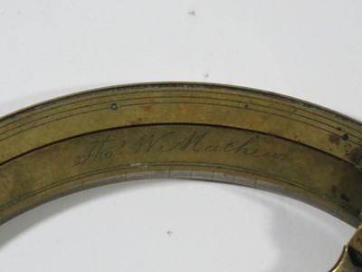 Lot 282 - A UNIVERSAL EQUINOCTIAL RING DIAL, CIRCA 1800