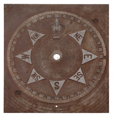 Lot 276 - A MASTER COMPASS CARD PRINTING PLATE BY MASSEELEY FOR SESTREL, CIRCA 1960