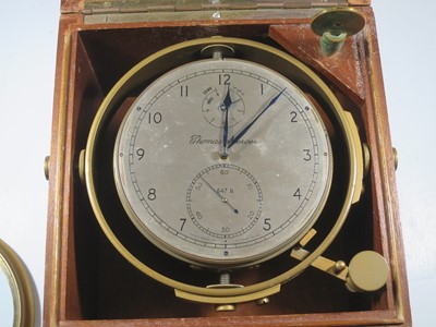 Lot 294 - AN EIGHT-DAY MARINE CHRONOMETER BY THOMAS MERCER, ST. ALBANS, NO. 647N, CIRCA 1962