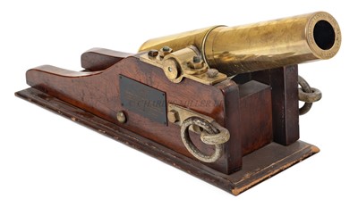 Lot 108 - A LINE THROWING GUN BY D. KAHNWEILER & SONS NEW YORK, CIRCA 1880