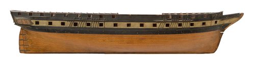 Lot 356 - A DOCKYARD HALF MODEL FOR THE MODIFIED...