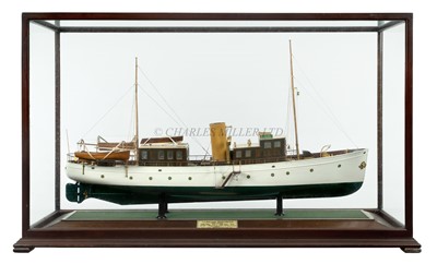 Lot 89 - A BUILDER'S MODEL FOR THE TWIN SCREW MOTOR YACHT 'MARTINETTA' BY JOHN I. THORNYCROFT AND CO. LTD., SOUTHAMPTON 1929
