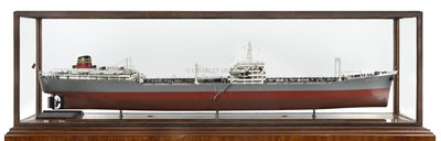 Lot 94 - A BUILDER'S MODEL FOR THE TANKER S.S. 'BRITISH COURAGE', BUILT FOR BP BY HAWTHORN LESLIE, 1957