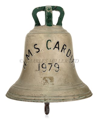 Lot 265 - THE SHIP'S BELL FROM H.M.S. 'CARDIFF' 1979