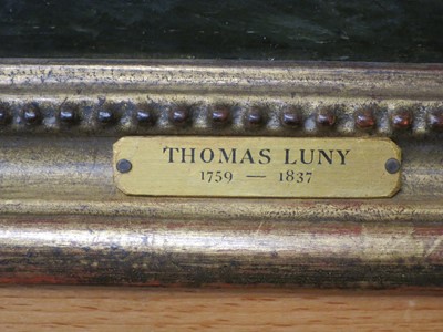 Lot 172 - THOMAS LUNY (BRITISH, 1759-1837) - A SQUADRON OF THE RED SHORTENING SAIL OFF BEACHY HEAD
