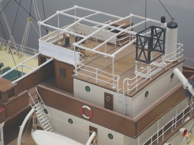 Lot 64 - A BUILDER'S-STYLE MODEL BY NORMAN HILL FOR THE S.S. 'SINNINGTON COURT', ORIGINALLY BUILT BY ARMSTRONG, WHITWORTH & CO. FOR THE UNITED BRITISH SS. CO., 1928