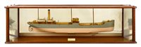 Lot 364 - A MIRROR-BACK BUILDER'S MODEL OF THE CARGO...