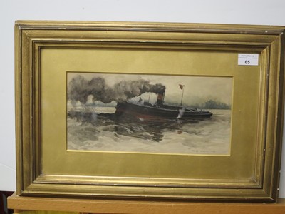Lot 65 - FRANK STUART MURRAY (BRITISH, 1848-1915) BOUND FOR THE NORE, 1855