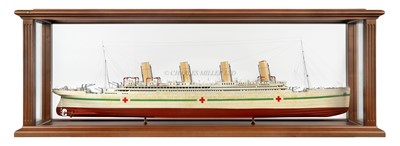 Lot 222 - A 1:200 SCALE MODEL OF H.M.H.S. 'BRITANNIC' [1914]