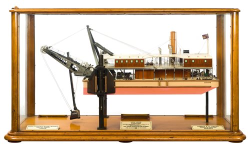 Lot 366 - † A BUILDER'S MODEL FOR THE DIPPER DREDGE...