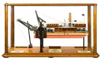 Lot 366 - † A BUILDER'S MODEL FOR THE DIPPER DREDGE...