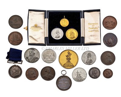 Lot 119 - NINETEEN MEDALS COMMEMORATING NELSON