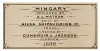 Lot 367 - A FINE BUILDER'S MIRROR-BACK HALF MODEL FOR...