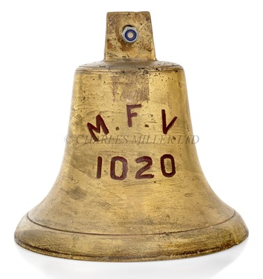 Lot 262 - THE SHIP'S BELL FOR THE ADMIRALTY TRAWLER M.F.V. '1020', 1944