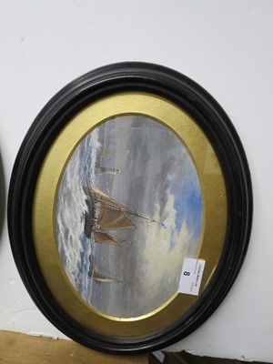 Lot 8 - P* L* (19TH CENTURY) - THREE STUDIES OF FISHING BOATS