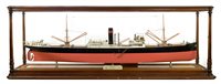 Lot 369 - A FINE BUILDER'S MODEL FOR THE S.S. CLAN...