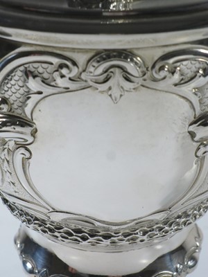 Lot 32 - A 19TH CENTURY SILVER YACHTING TROPHY