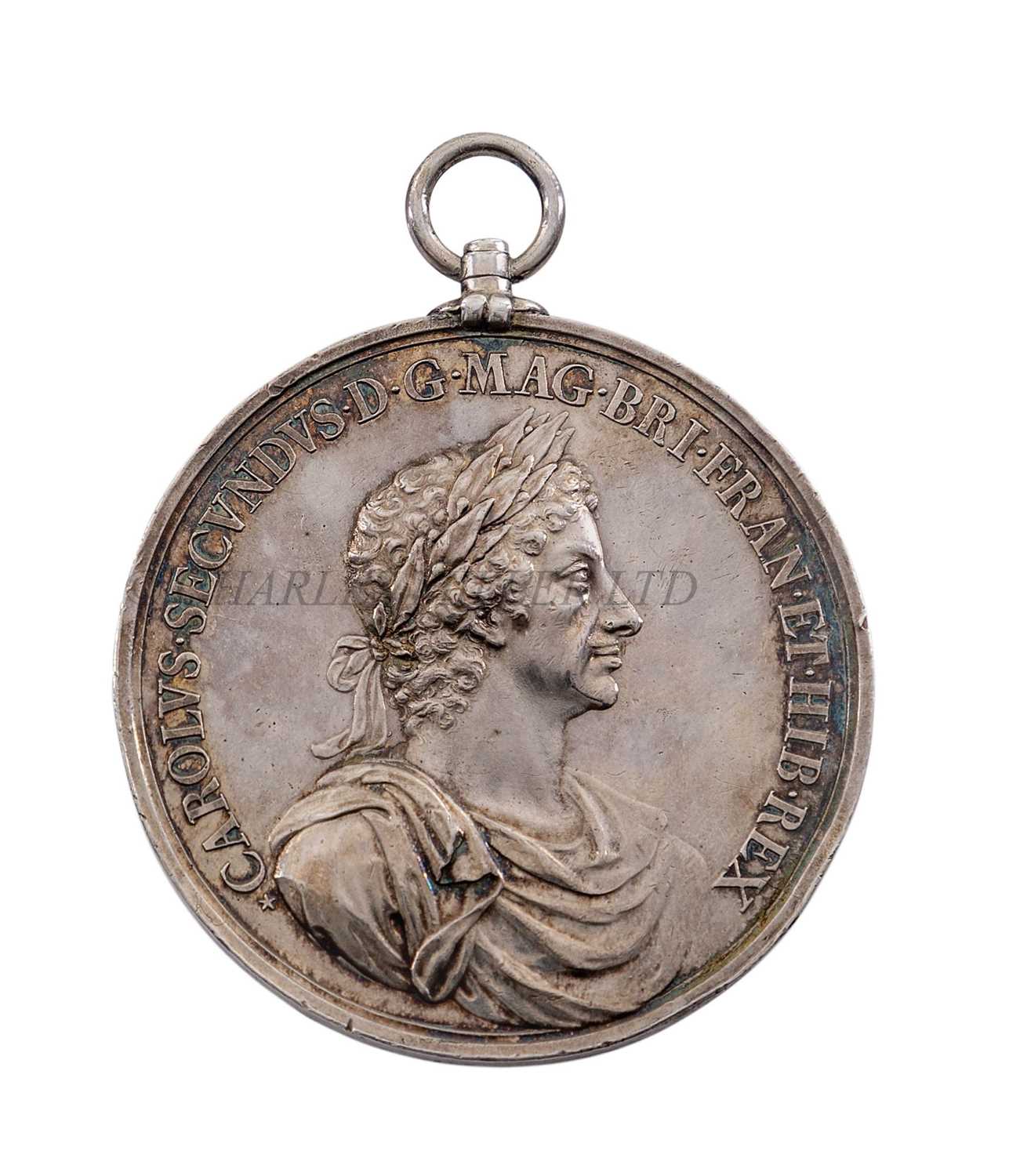 Lot 116 - BATTLE OF LOWESTOFT MEDAL, 1665