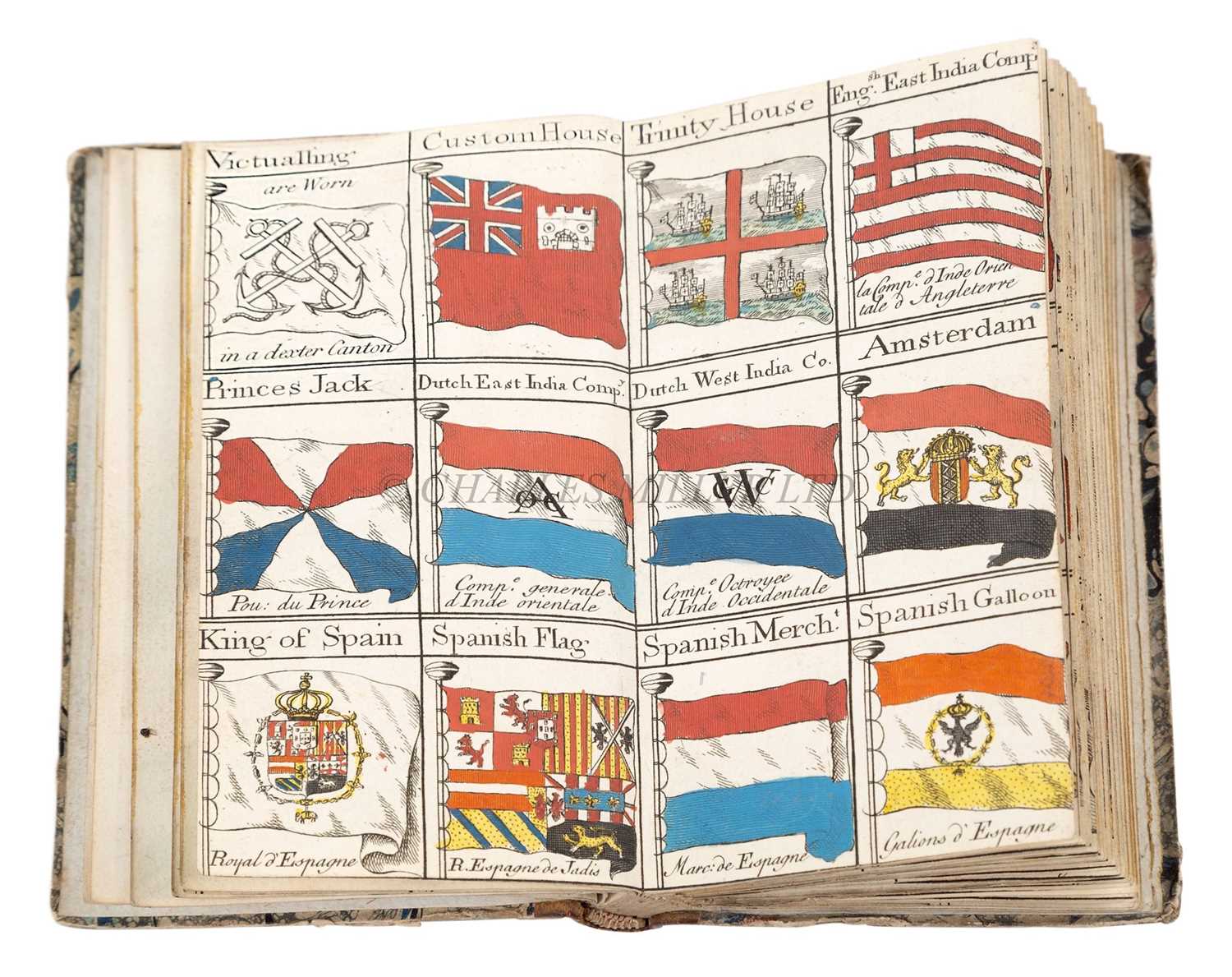 Lot 132 - BOWLES'S UNIVERSAL DISPLAY OF THE NAVAL FLAGS OF ALL NATIONS IN THE WORLD, CIRCA 1801