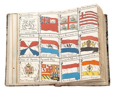 Lot 132 - BOWLES'S UNIVERSAL DISPLAY OF THE NAVAL FLAGS OF ALL NATIONS IN THE WORLD, CIRCA 1801