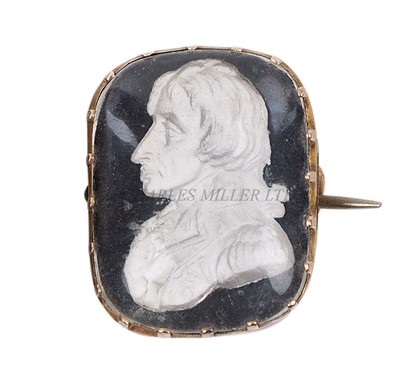 Lot 159 - MINIATURE NELSON BROOCH, CIRCA 1805