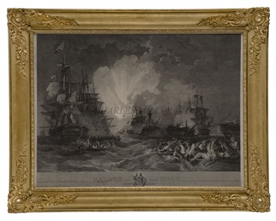 Lot 139 - AFTER PHILIP JAMES DE LOUTHERBOURG (FRENCH, BRITISH, 1740-1812) - THE BATTLE OF THE NILE