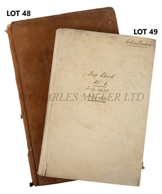 Lot 48 - 'WALTHAMSTOW' LOG BOOK, EAST INDIA COMPANY, 1805-1807