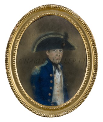 Lot 210 - ENGLISH SCHOOL (18TH CENTURY) - Portrait of a Naval Officer possibly Lt. Matthew Flinders circa 1798